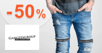 GangstaGroup.sk zľavový kód zľava -50%, kupón, akcia, výpredaj