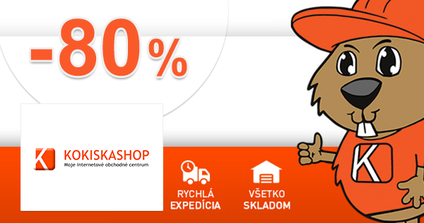 KokiskaShop.sk zľavový kód zľava -80%, kupón, akcia, výpredaj