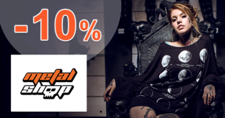 MetalShop.sk zľavový kód zľava -10%, kupón, akcia