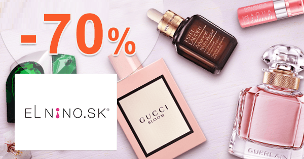Parfemy-ELNINO.sk zľavový kód zľava -70%, kupón, akcia, výpredaj, outlet parfumov