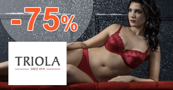 Triola.sk zľavový kód zľava -75%, kupón, akcia, výpredaj