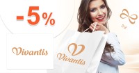 Vivantis.sk zľavový kód zľava -5%, kupón, akcia