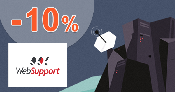 WebSupport.sk zľavový kód zľava -10%, kupón, akcia