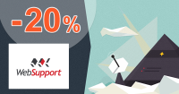 WebSupport.sk The Hosting zľavový kód zľava -20%, kupón, akcia
