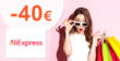 ZĽAVOVÝ KÓD → AŽ -40€ EXTRA ZĽAVA NA VŠETKO na AliExpress.com