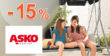 ZĽAVOVÝ KÓD → -15% EXTRA ZĽAVA NA SORTIMENT NÁBYTKU na ASKO-nabytok.sk