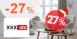 ZĽAVA AŽ -27% EXTRA → NA VEĽA NÁBYTKU A BYTOVÝCH DOPLNKOV na XXXLutz.sk