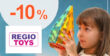 ZĽAVOVÝ KÓD → -10% EXTRA ZĽAVA NA VŠETKO na RegioToys.sk