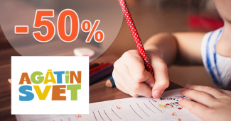 Vzdelávacie potreby až -50% zľavy na AgatinSvet.sk
