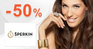 Šperky v akcii so zľavou 30% až 50% na Sperkin.cz