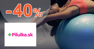 Športové potreby až -40% zľavy na Pilulka.sk